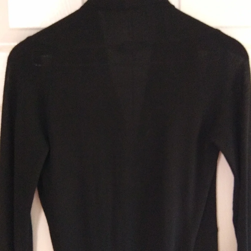 Express wrapped Cardigan 100 merino wool size small - Picture 9 of 11